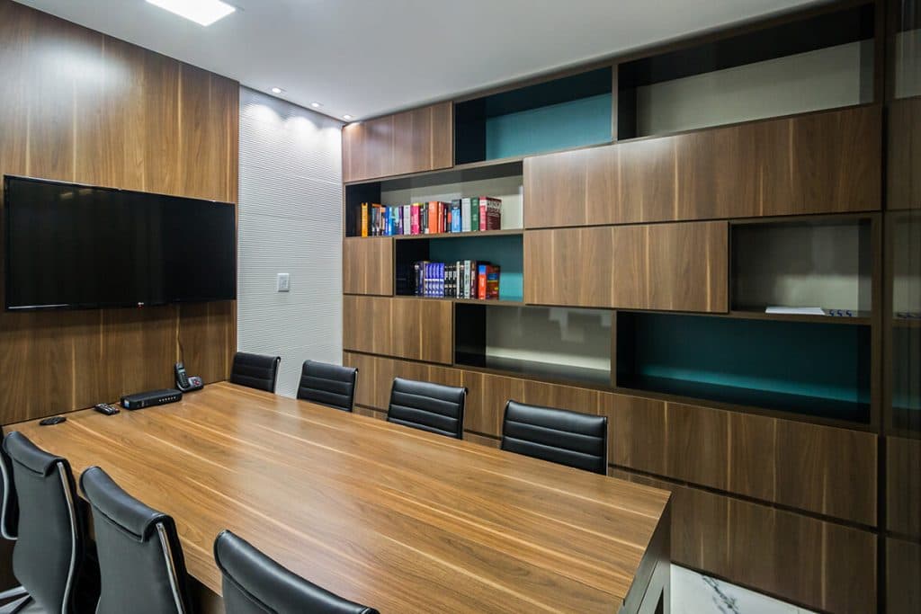 Sala de atendimento do escritório Kobayashi & Advogados Associados